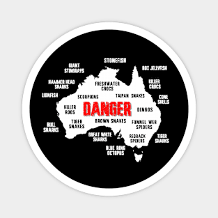 Dangerous Australian Animals Magnet